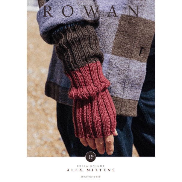  Rowan Accessories Alex Mittens & Dot Scarf Knitting Pattern using Pebble Island | Digital Download (ZB300-00012) (rowa-patt-ZB300-00012dd) - Main Image