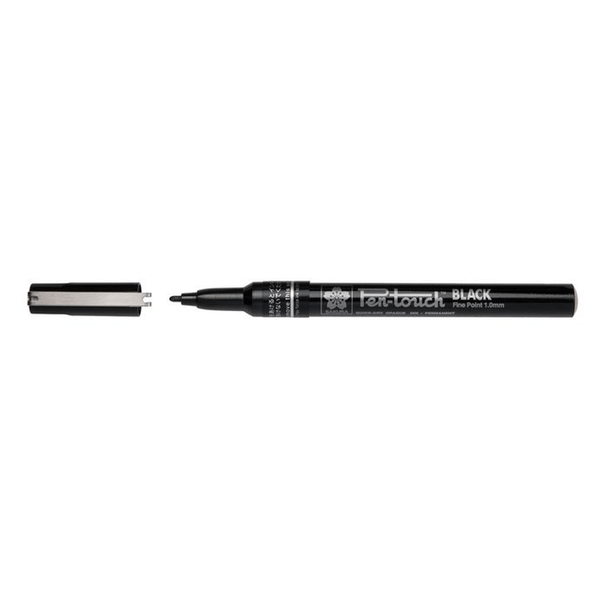 Sakura Pen-Touch Permanent Marker | Fine Tip | Black