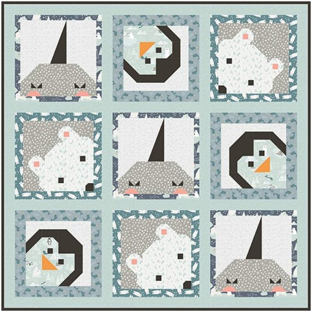 Kelli Fannin Quilt Designs | Riley Blake | Polar Peekaboo Quilt Pattern