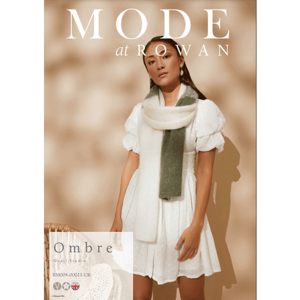 Rowan Ladies Ombre Wrap Knitting Pattern using Kidsilk Haze | Digital Download (RM004-00011) (rowa-patt-RM004-00011dd) - Main Image