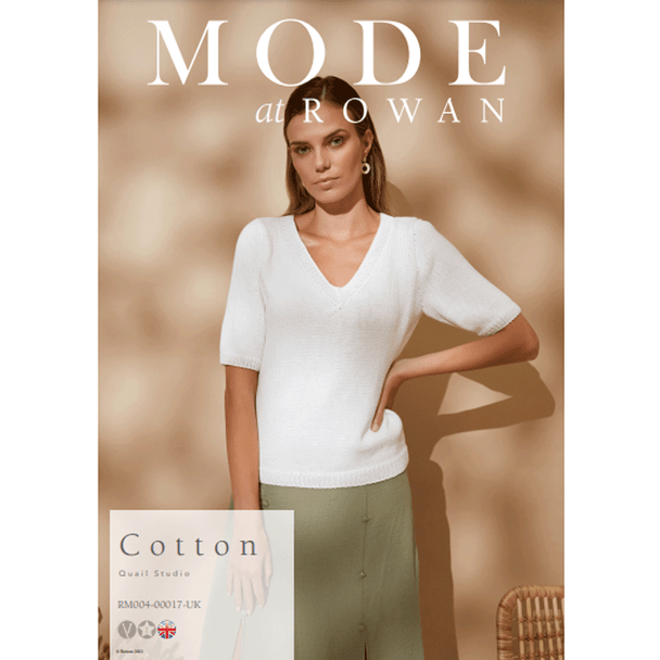 Rowan Ladies Cotton Top Knitting Pattern using Summerlite DK | Digital Download (RM004-00017) (rowa-patt-RM004-00017dd) - Main Image