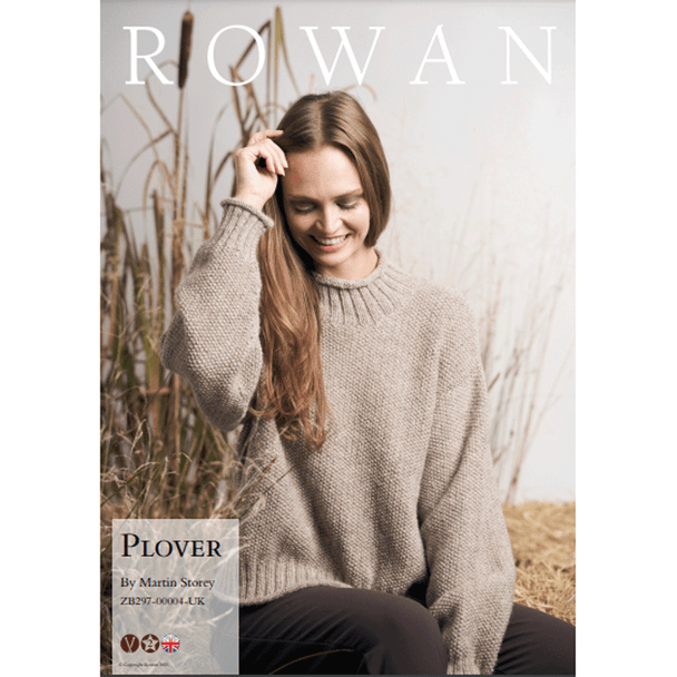 Rowan Ladies Plover Sweater Knitting Pattern using Moordale | Digital Download (ZB297-00004) (rowa-patt-ZB297-00004dd) - Main Image