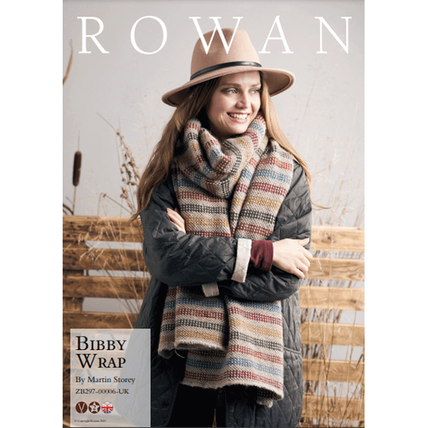 Rowan Ladies Bibby Wrap Knitting Pattern using Moordale | Digital Download (ZB297-00006) (rowa-patt-ZB297-00006dd) - Main Image