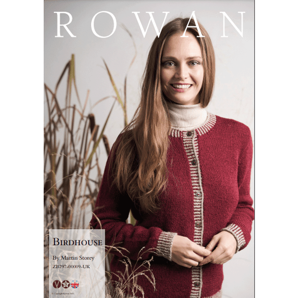 Rowan Ladies Birdhouse Cardigan Knitting Pattern using Moordale | Digital Download (ZB297-00009) (rowa-patt-ZB297-00009dd) - Main Image