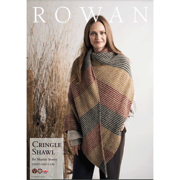 Rowan Ladies Cringle Shawl Knitting Pattern using Moordale | Digital Download (ZB297-00011) (rowa-patt-ZB297-00011dd) - Main Image