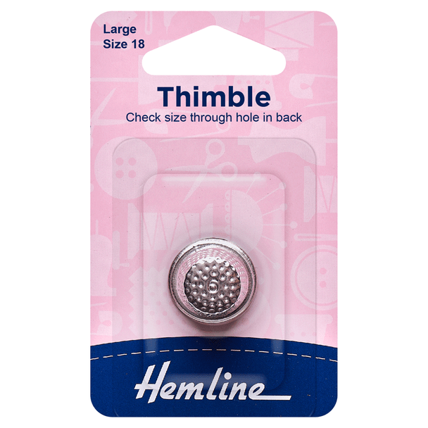 Metal Thimbles | Hemline | Large - Size 18