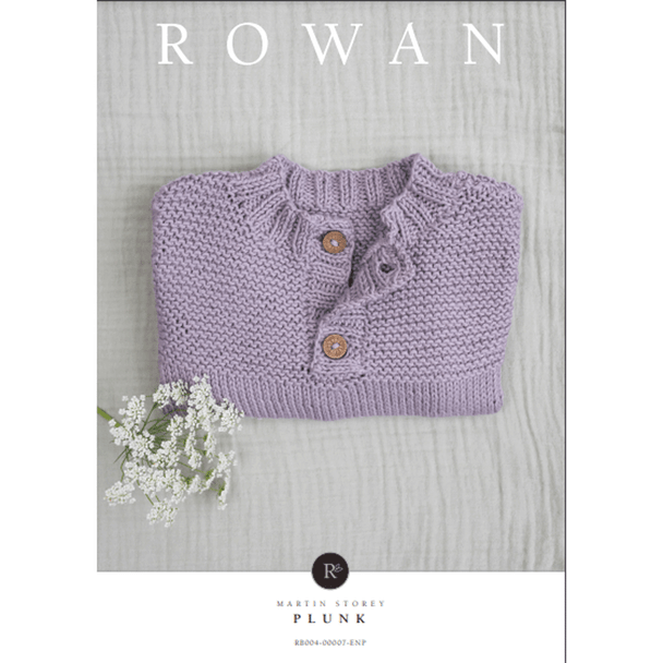 Rowan Babies Plunk Sweater Knitting Pattern using Summerlite DK | Digital Download (RB004-00007) (rowa-patt-RB004-00007dd) - Main Image