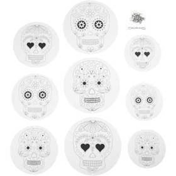 Paper Mobiles to Decorate | Sugar Skulls | Creativ Company