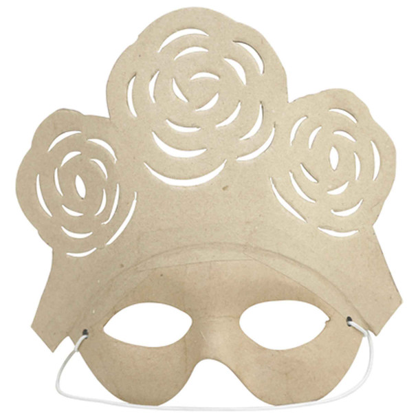 Papier Mache, Frida Rose Mask | Decopatch