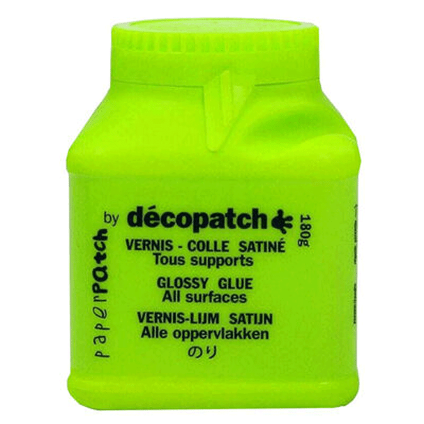 Decopatch Varnish / Glue for Paper Craft and Decoupage | Satin Finish | 180g