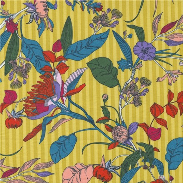 The Lookout | Jen Kingwell | Moda Fabrics | 18210-16 | Australian Bold Flora, Maize 