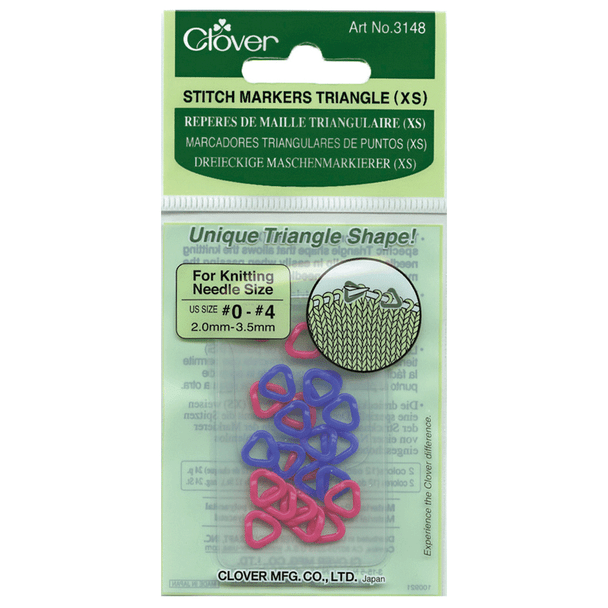 Clover | Stitch Markers | Triangle | Pack of 3 - Main Image