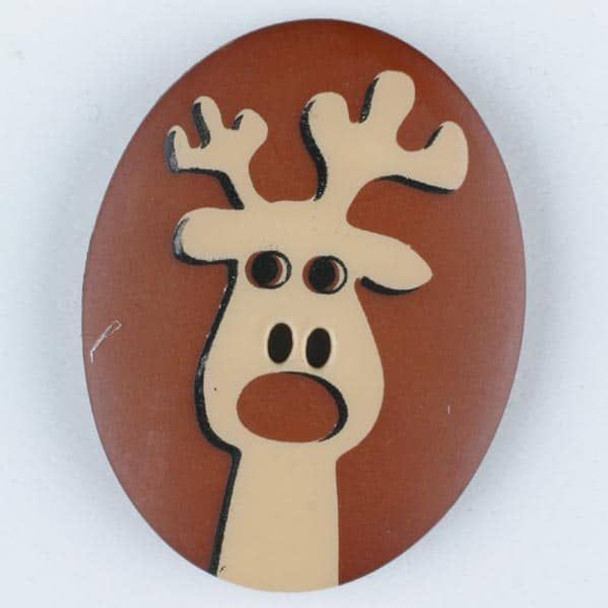 Brown Rudolph Buttons | 23 mm | Dill Buttons (331013)