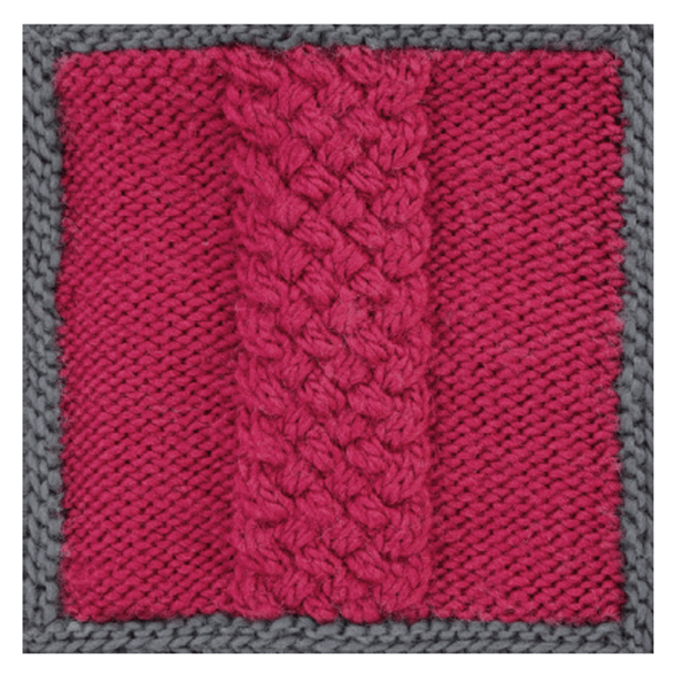 Emeline Mindful Blanket (Exploring Texture) Square Six Knitting Pattern | WYS Retreat Chunky Roving Knitting Yarn | Digital Download - 2nd Image