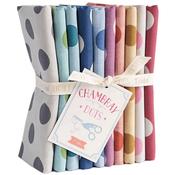 Hometown Chambray Dots | 10 Fat Quarter Bundle | Tilda