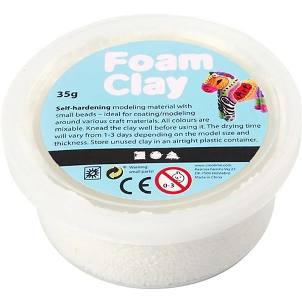 Foam Clay | 35g Tub | White 