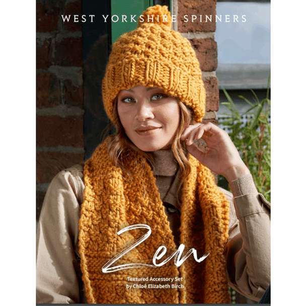 Women's Zen Textured Accessory Set Knitting Pattern | WYS Retreat Super Chunky Knitting Yarn DBP0256 | Digital Download - Main Image