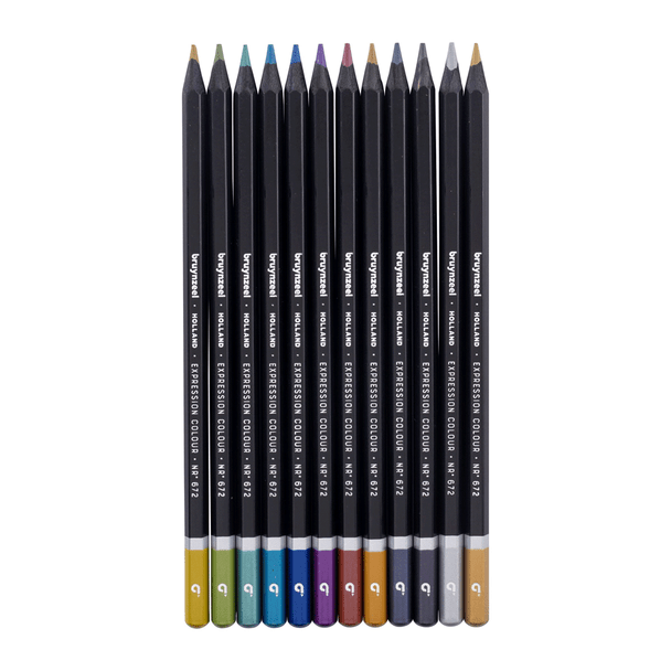 Bruynzeel Metallic Coloured Pencils | Tin of 12