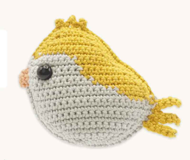 Hardicraft Bird Yellow D.I.Y Crochet Kit using Scheepies Catona Yarn (HC-40CK72)