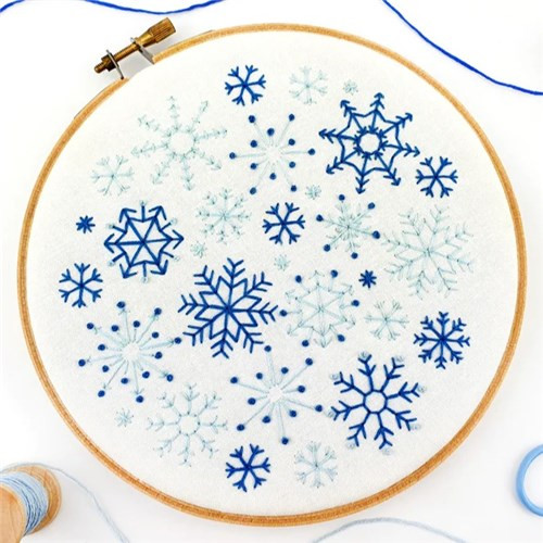 Snowflakes | Embroidery Fabric Design Pack | Oh Sew Bootiful