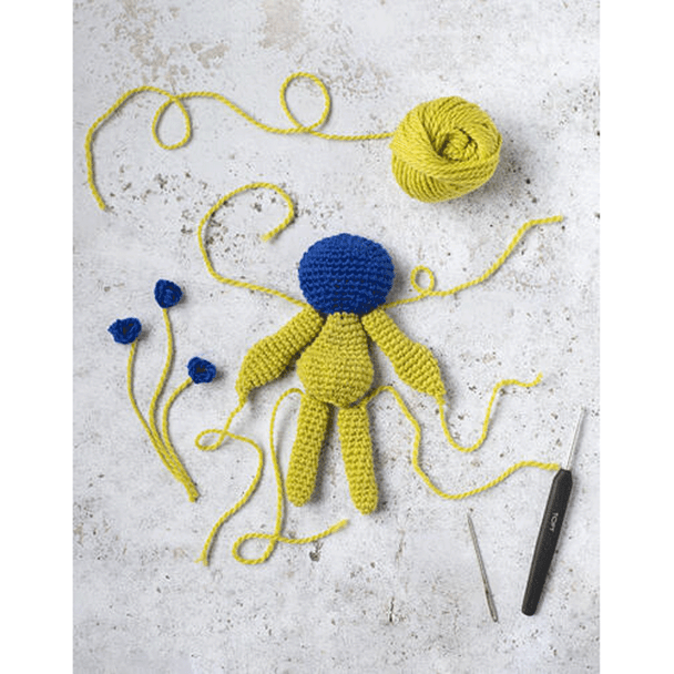 Toft Amigurumi Complete Crochet Kits | Kerry Lord| Mini Cornflower and Mini Thistle