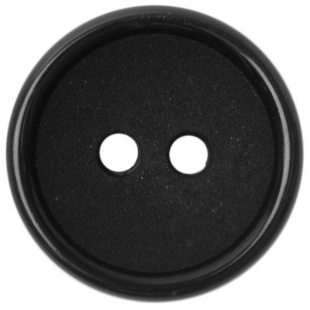 Round Black Buttons | 16mm |