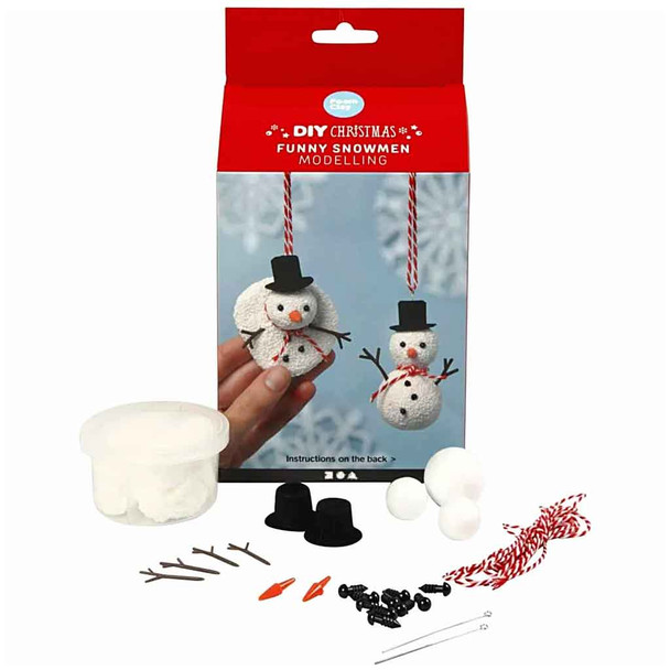 Funny Snowmen Hanging Decorations | DIY Christmas Kit | Creativ Company