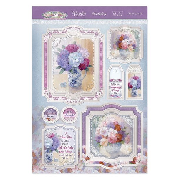 Blooming Lovely | Luxury Topper Set | Beautiful Blooms | Hunkydory | Toppers