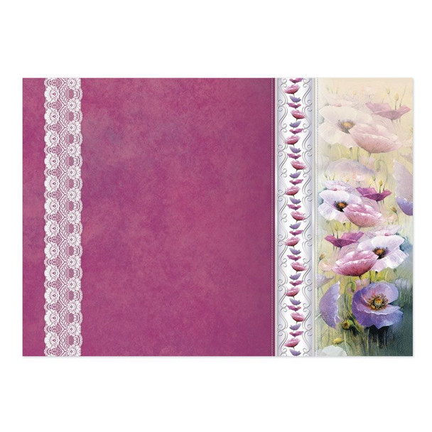 Pink Petals | Luxury Topper Set | Beautiful Blooms | Hunkydory | Card