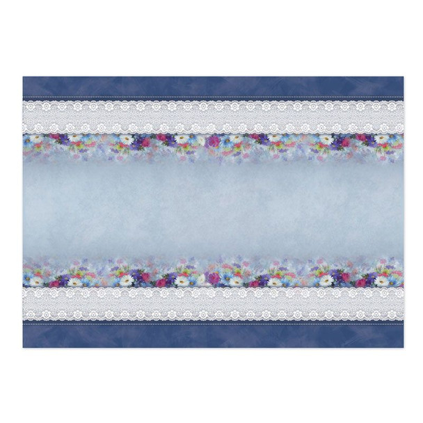 True Blue | Luxury Topper Set | Beautiful Blooms | Hunkydory | Card