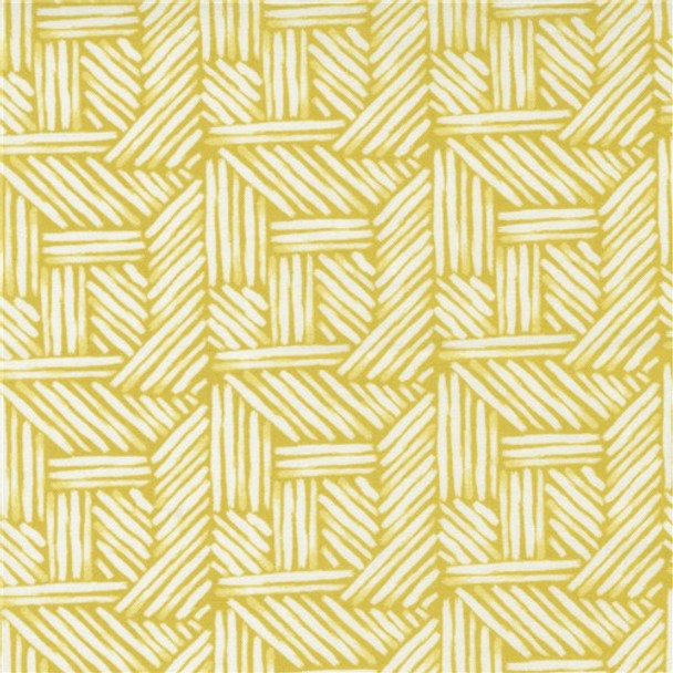 The Lookout | Jen Kingwell | Moda Fabrics | 18215-24 | Steel Gate Geometric Lines, Maize
