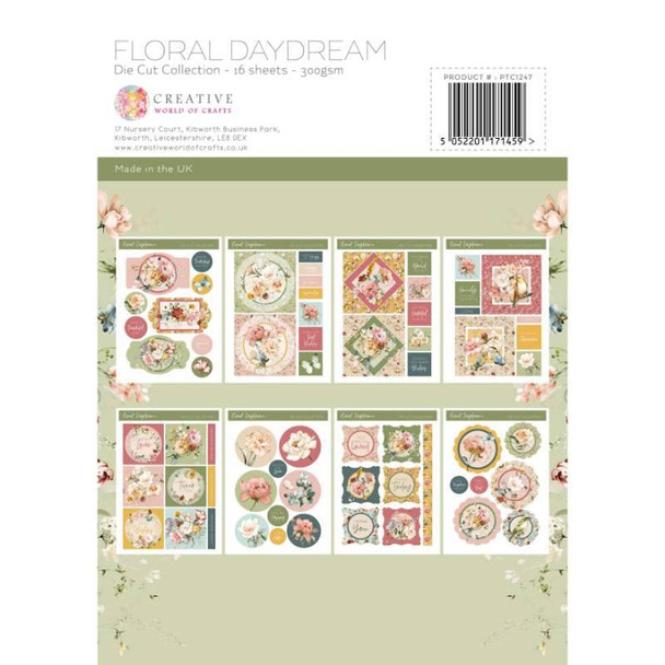 Floral Daydream | Die Cut Collection | The Paper Tree | Cover Back [Sheet Previews]