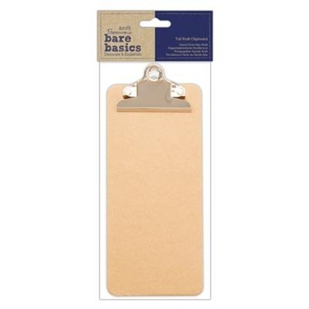 Tall Kraft Clipboard | Bare Basics | docrafts Papermania