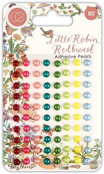 Little Robin Redbreast | Clare Therese Gray | Craft Consortium | Adhesive Pearls