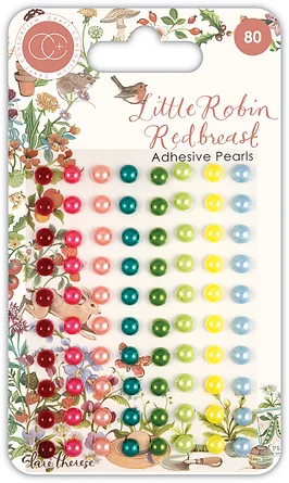 Little Robin Redbreast | Clare Therese Gray | Craft Consortium | Adhesive Pearls