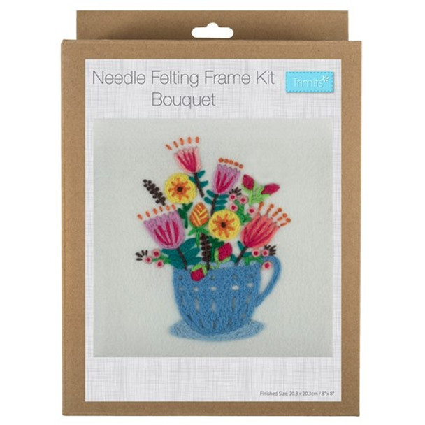 Needle Felting Kit with Frame | Trimits | Bouquet