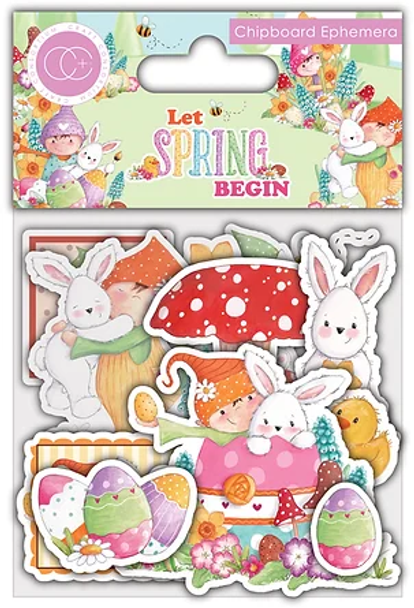 Let Spring Begin | Helz Cuppleditch | Craft Consortium | Chipboard Ephemera | Pack