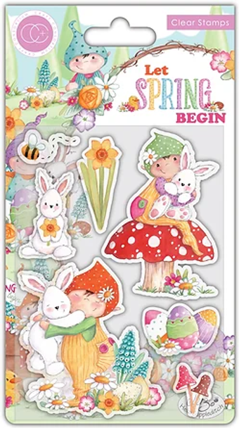 Let Spring Begin | Helz Cuppleditch | Craft Consortium | Stamp Set | Bunny