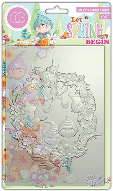 Let Spring Begin | Helz Cuppleditch | Craft Consortium | 3D Embossing Folder
