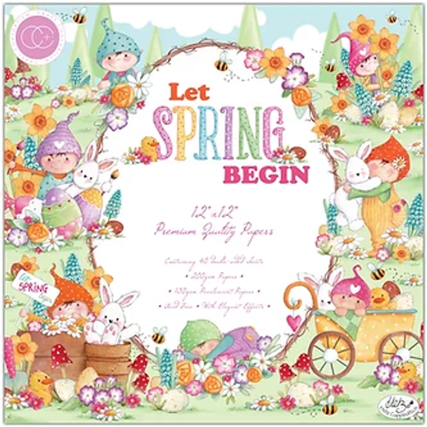 Let Spring Begin | Helz Cuppleditch | Craft Consortium | 12" x 12" Premium Paper Pad