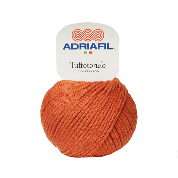 Adriafil Tuttotondo (All Round) Cotton Rich Aran Yarn, 50g Balls | 33 Spicy Orange