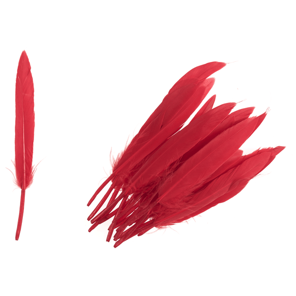 Duck Feathers | Trimits | Red