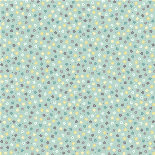 Spring Hare... Reloved | Lewis and Irene | A729.2 | Small Daisies on Duck Egg
