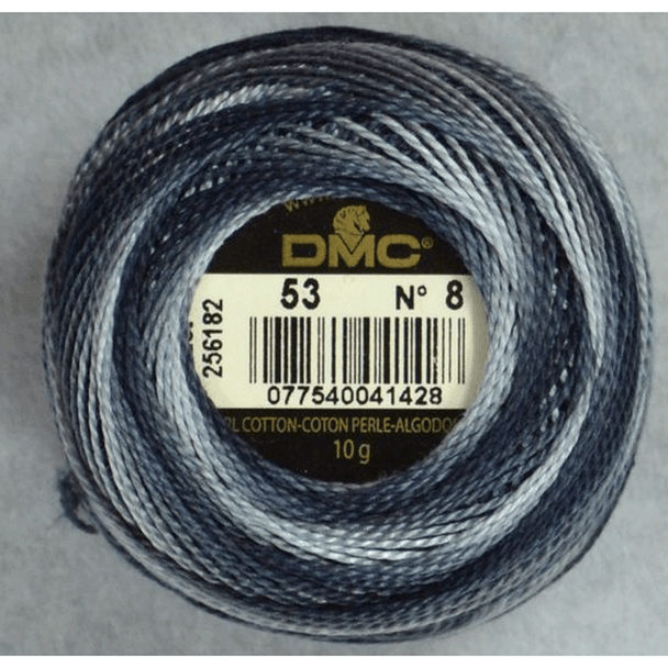 DMC No.8 Pearl Cotton in 10g balls | Steel Grey