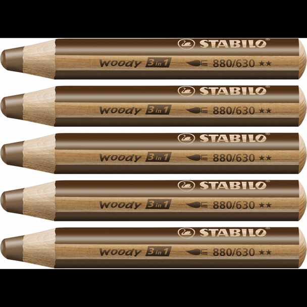 Stabilo Woody 3 in 1 Chunky Pencils | Various Colours