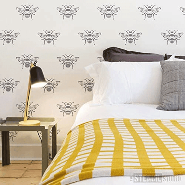 A5 Bee Stencil | Re-usable | Stencil Studio