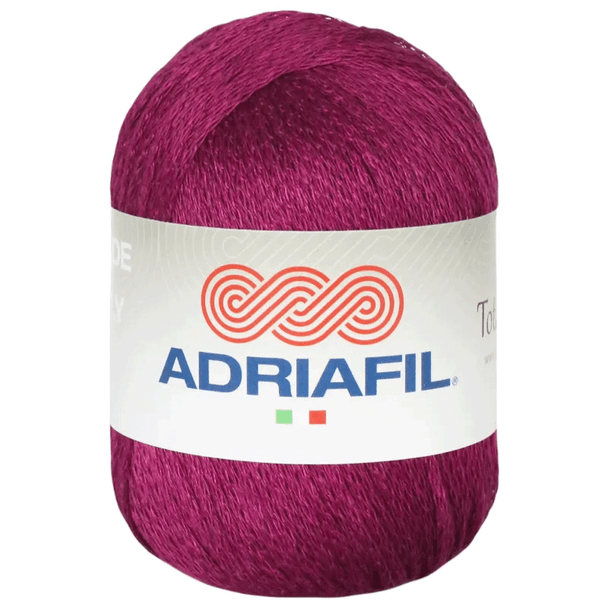 Adriafil Totalino 100% Linen Yarn | 50g balls | 67 Plum