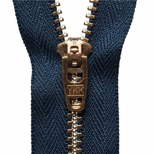 Brass Jeans Zip | 10cm / 4" | Various Colours - Main Image