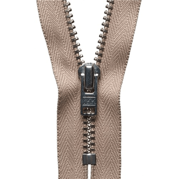 Metal Trouser Zip | 15cm / 6" | Fawn