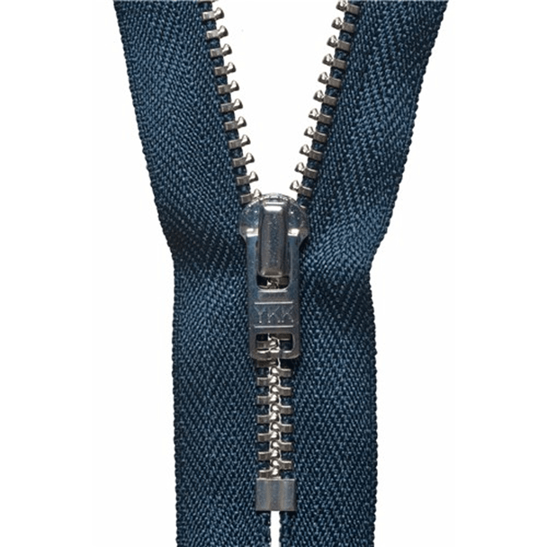 Metal Trouser Zip | 18cm / 7" | Dark Navy